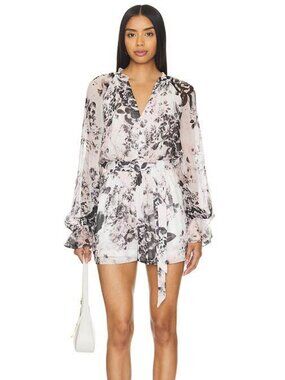 Beautiful Hemant & Nandita floral romper size small